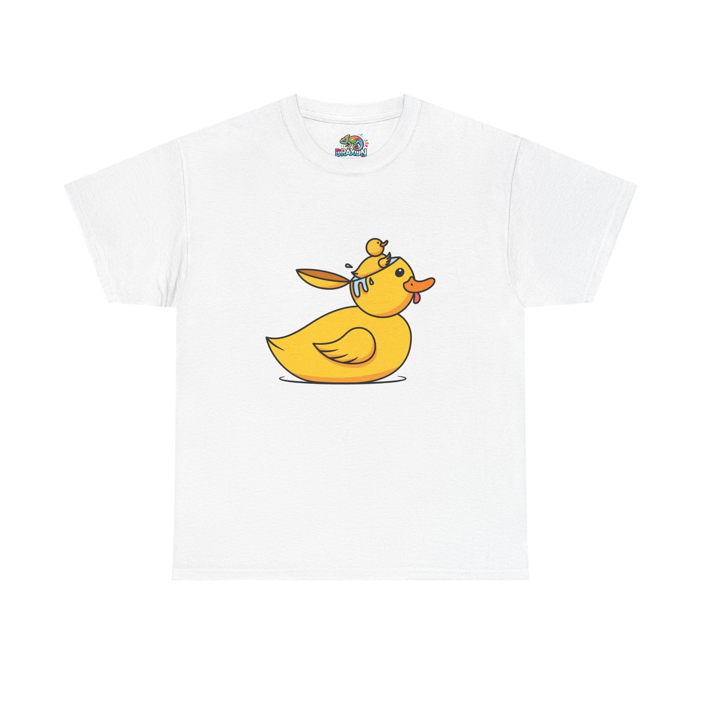 Unisex Heavy Cotton Tee (Duck Bird Brain)