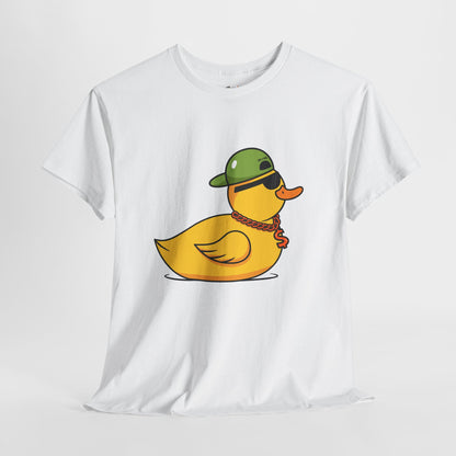 Unisex Heavy Cotton Tee (Gangster Duck)