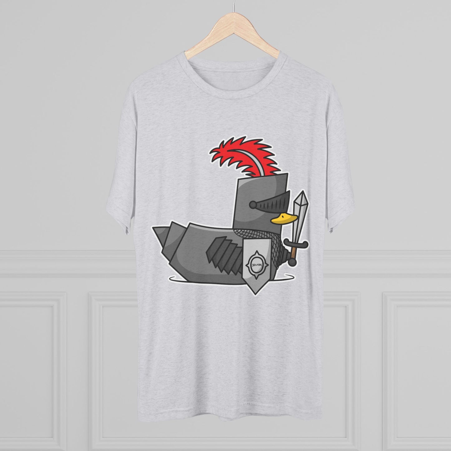 Unisex Tri-Blend Crew Tee (Knight Duck)