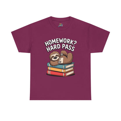 Unisex Heavy Cotton Tee (Homework? Hard Pass)