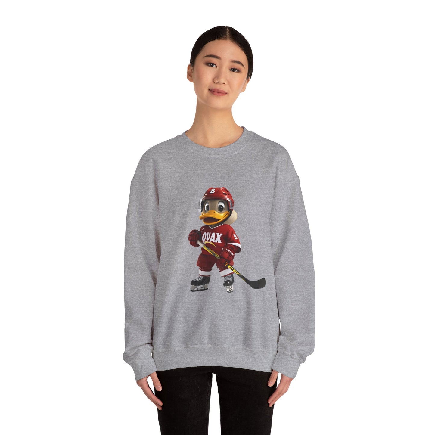 Unisex Heavy Blend™ Crewneck Sweatshirt (Hockey Quax)