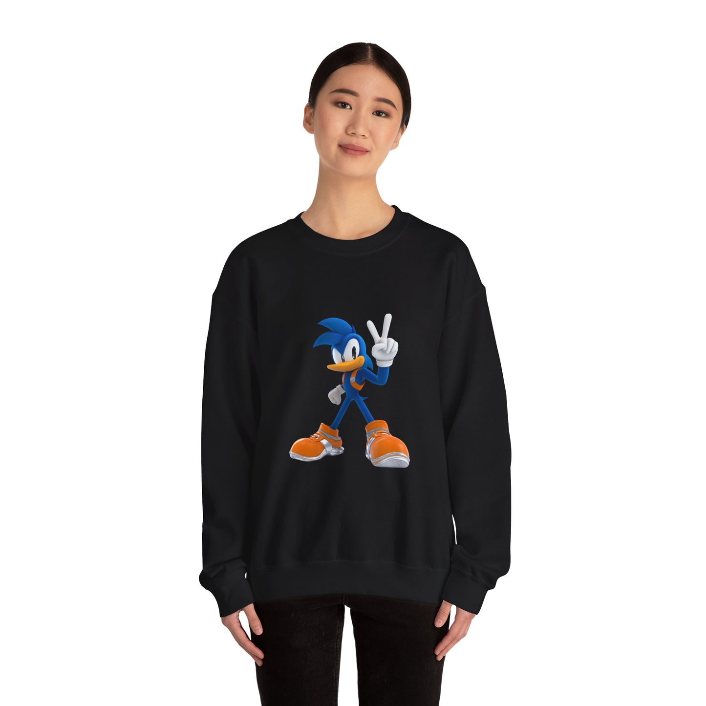 Unisex Heavy Blend™ Crewneck Sweatshirt (Duck Peace)