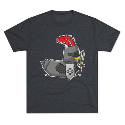 Unisex Tri-Blend Crew Tee (Knight Duck)