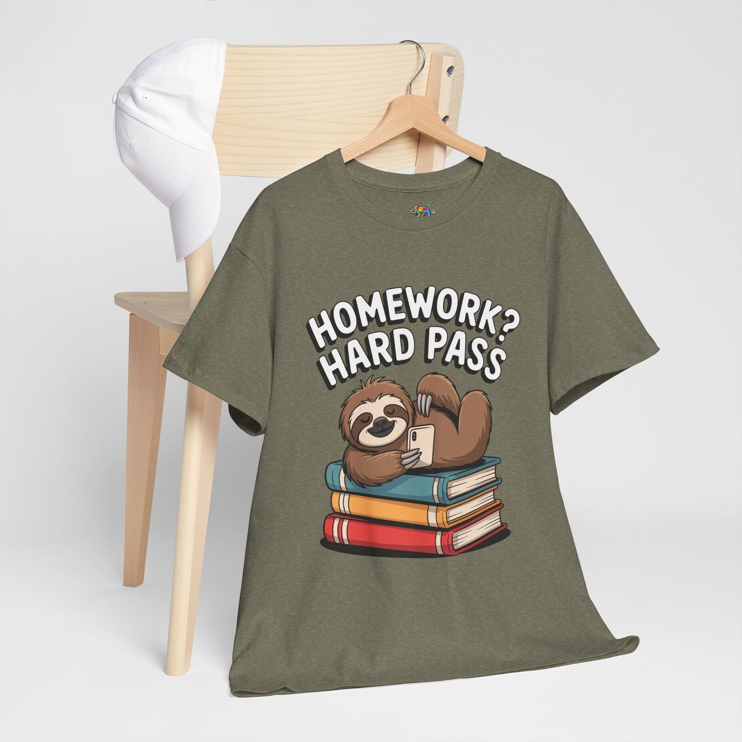 Unisex Heavy Cotton Tee (Homework? Hard Pass)