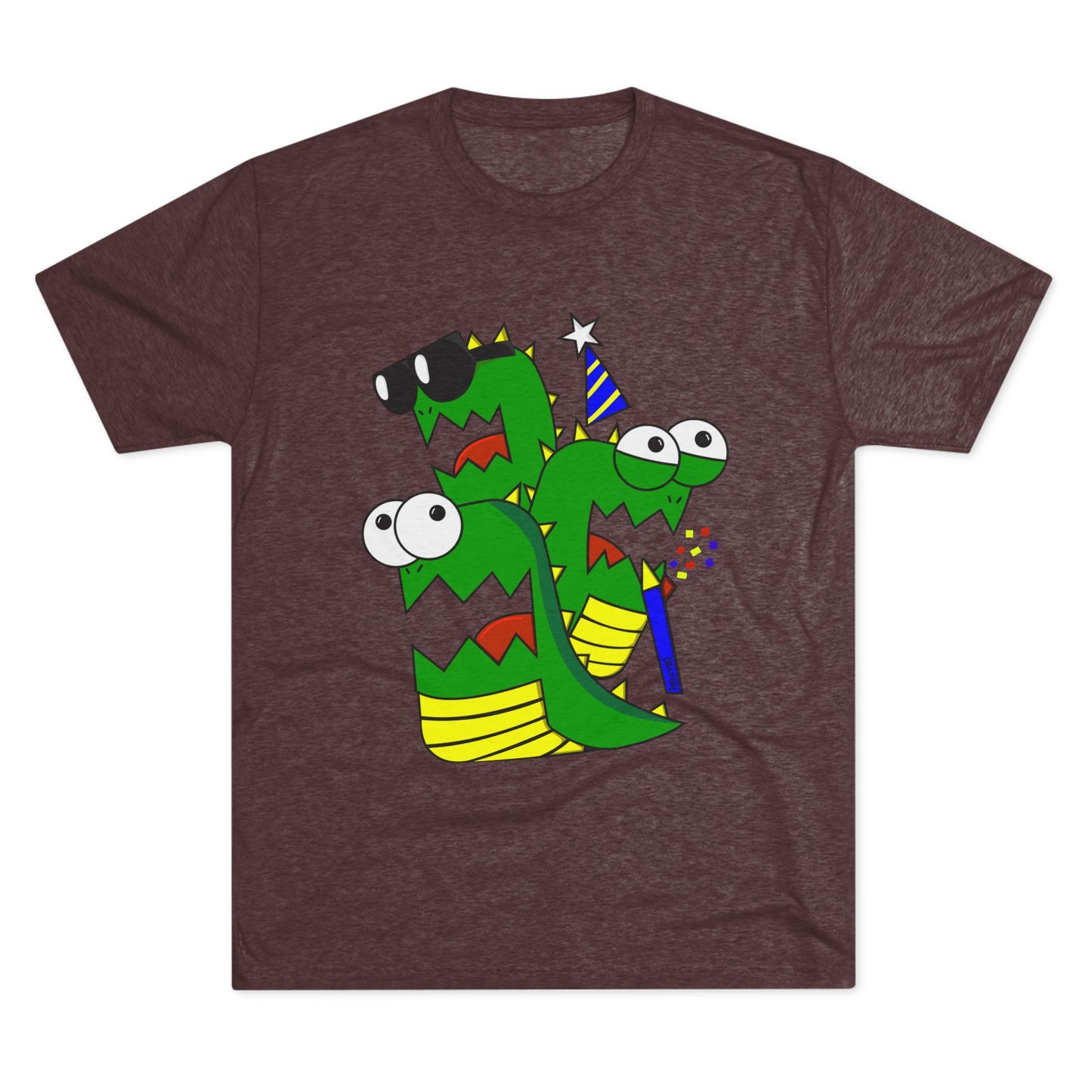 Unisex Tri-Blend Crew Tee (Larry the Snake thing)