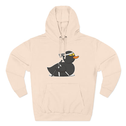 Three-Panel Fleece Hoodie (Ninja Duck)