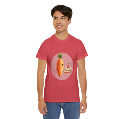 Unisex Heavy Cotton Tee (Carrot Cake)