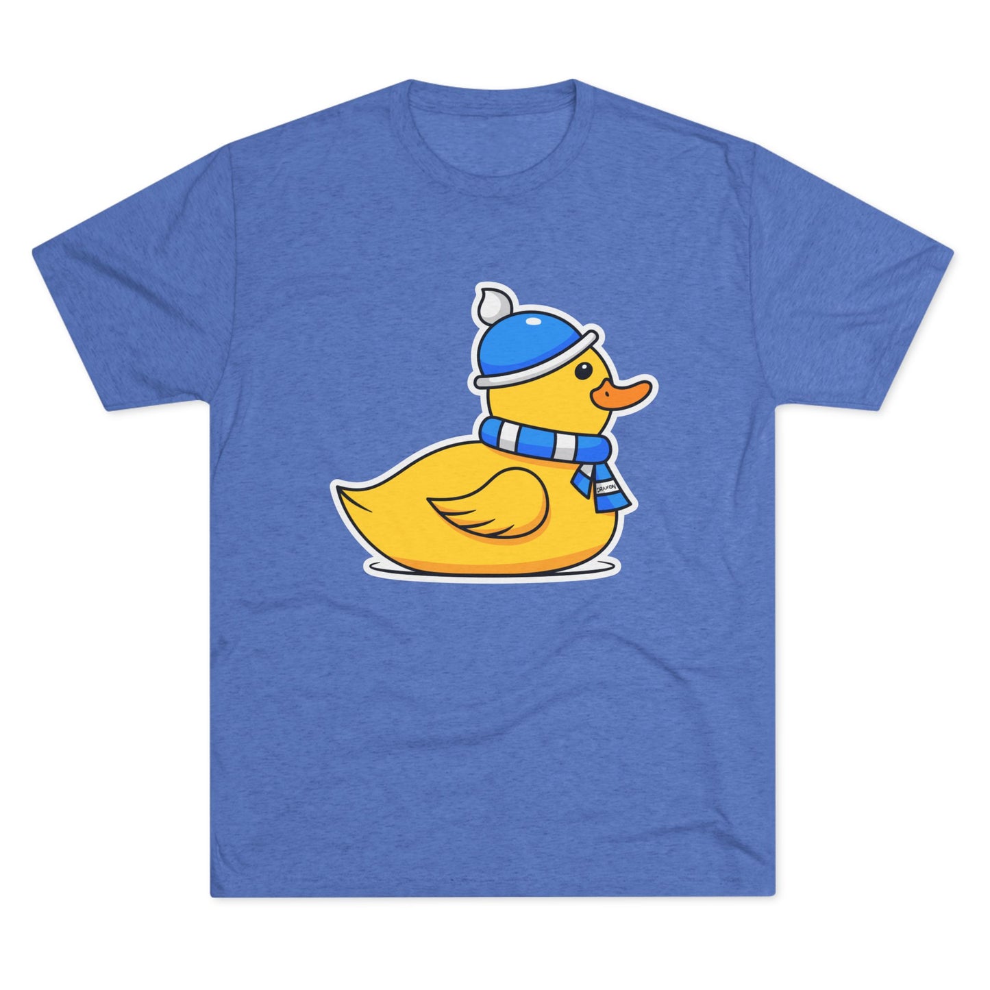 Unisex Tri-Blend Crew Tee (Chilly Duck)