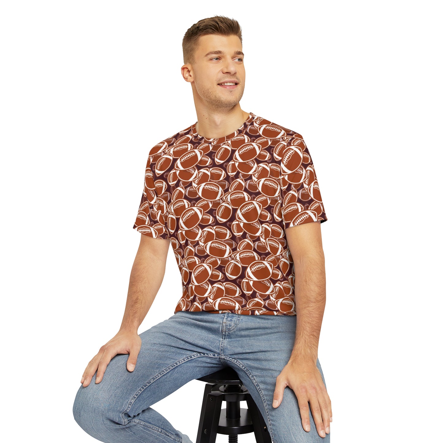 Men's Polyester Tee (Football)