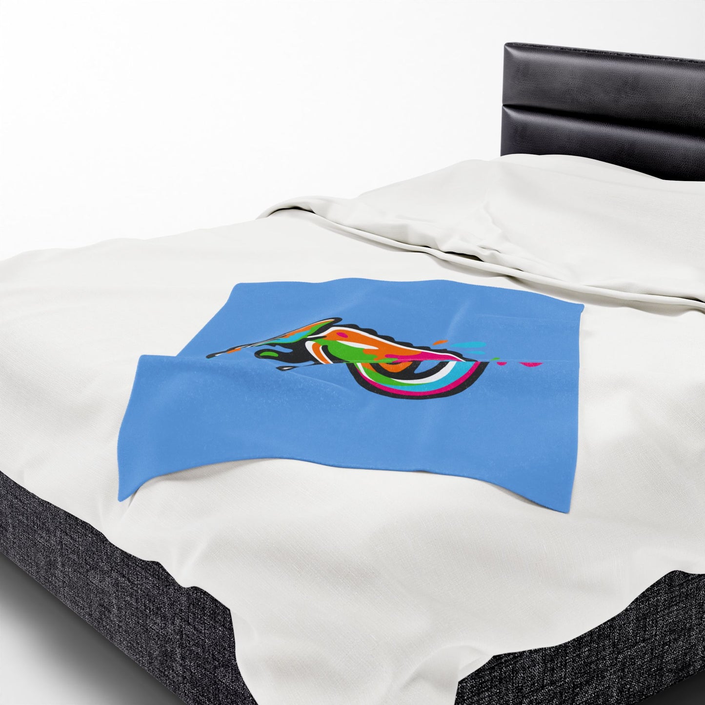Velveteen Plush Blanket (DC Logo)