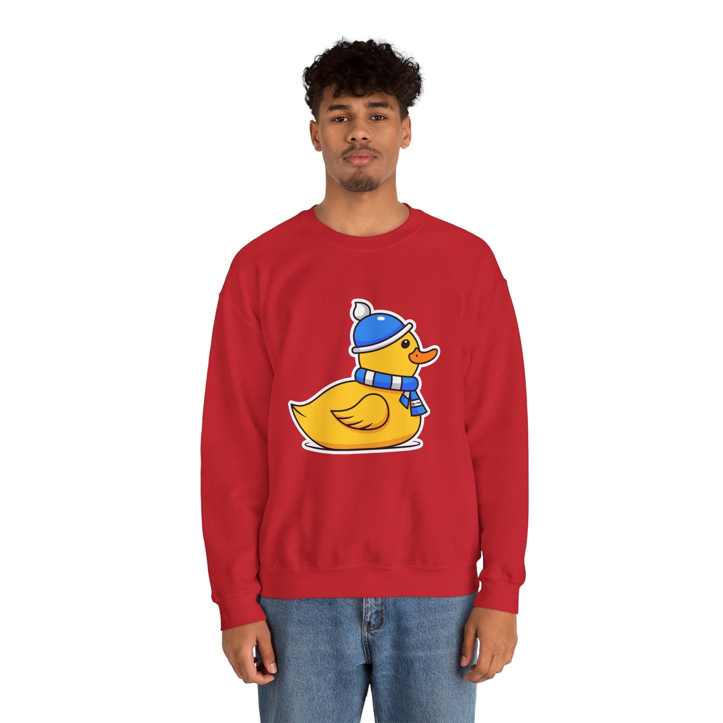 Unisex Heavy Blend™ Crewneck Sweatshirt (Chilly Duck)