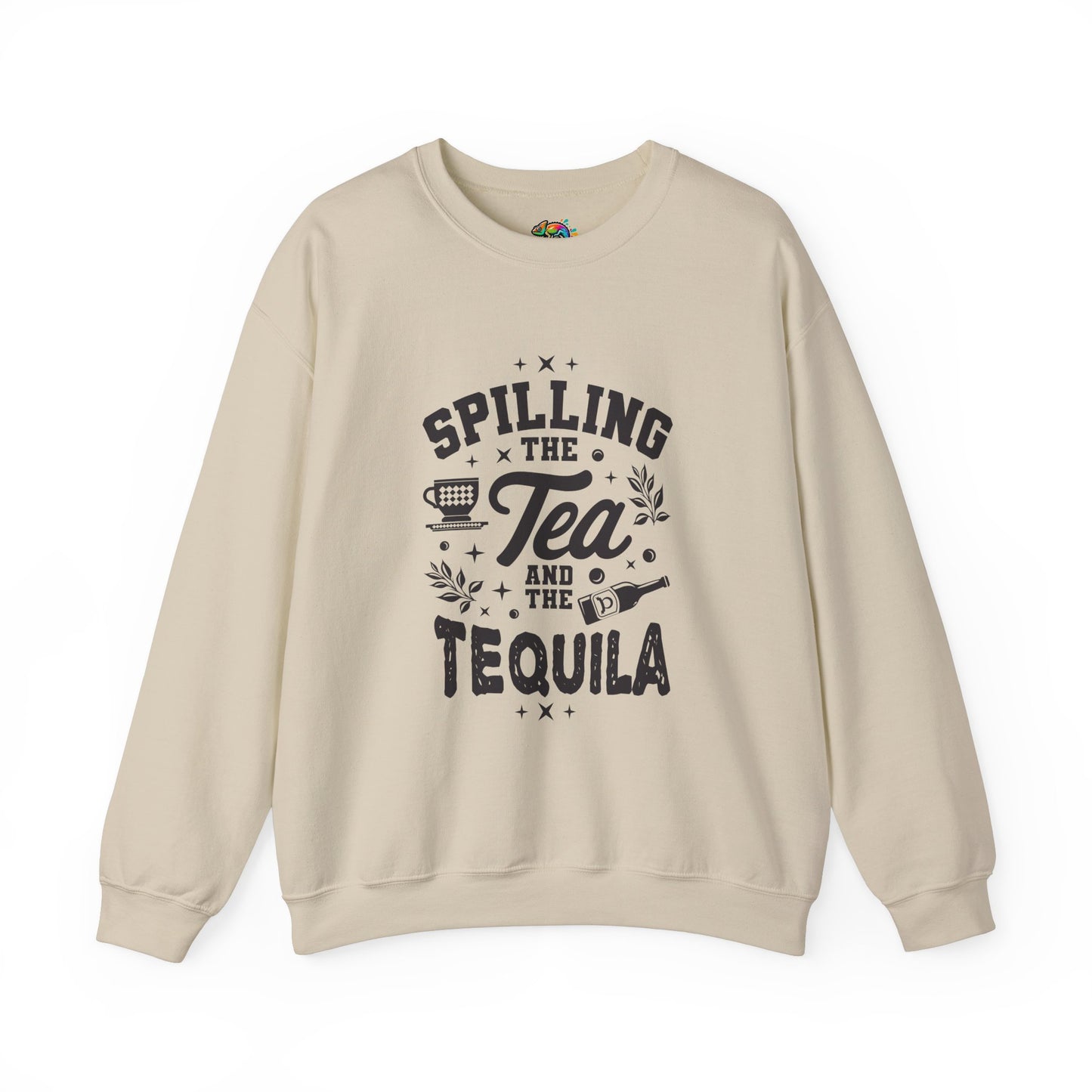 Unisex Heavy Blend™ Crewneck Sweatshirt (Spill Tea & Tequila)