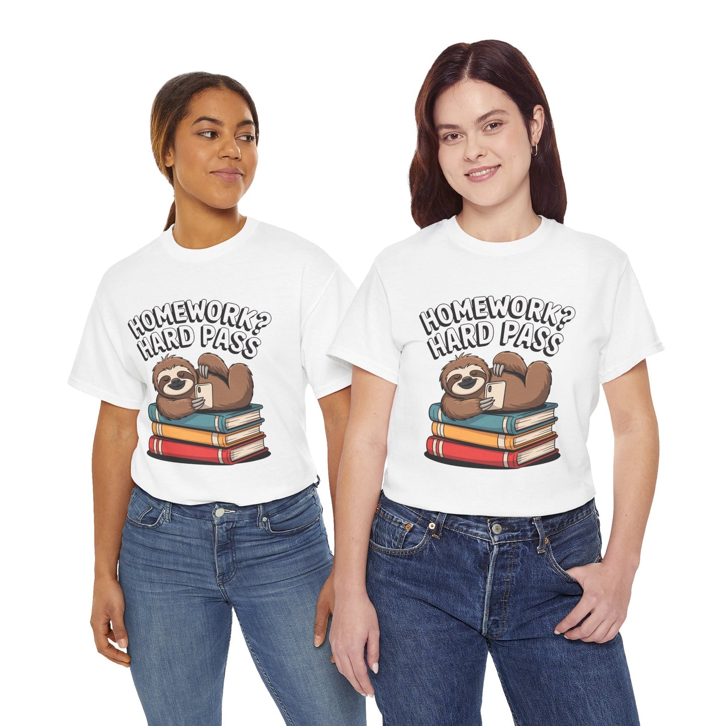 Unisex Heavy Cotton Tee (Homework? Hard Pass)