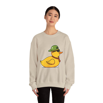 Unisex Heavy Blend™ Crewneck Sweatshirt (Gangster Duck)