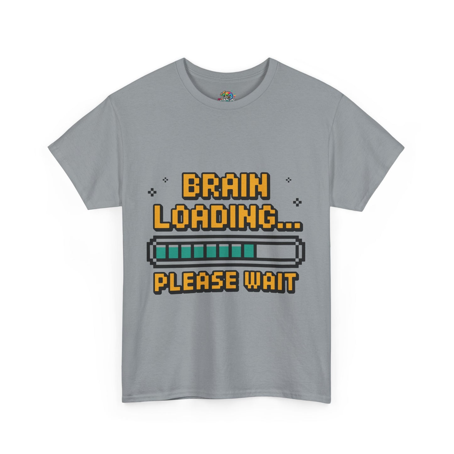 Unisex Heavy Cotton Tee (Brain Loading...Please Wait)