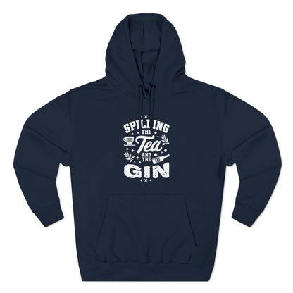 Three-Panel Fleece Hoodie (Spill Tea & Gin)