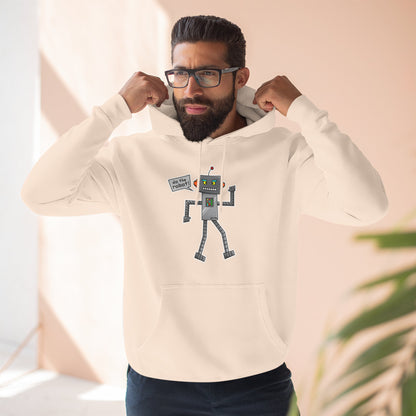 Three-Panel Fleece Hoodie (Do the Robot)