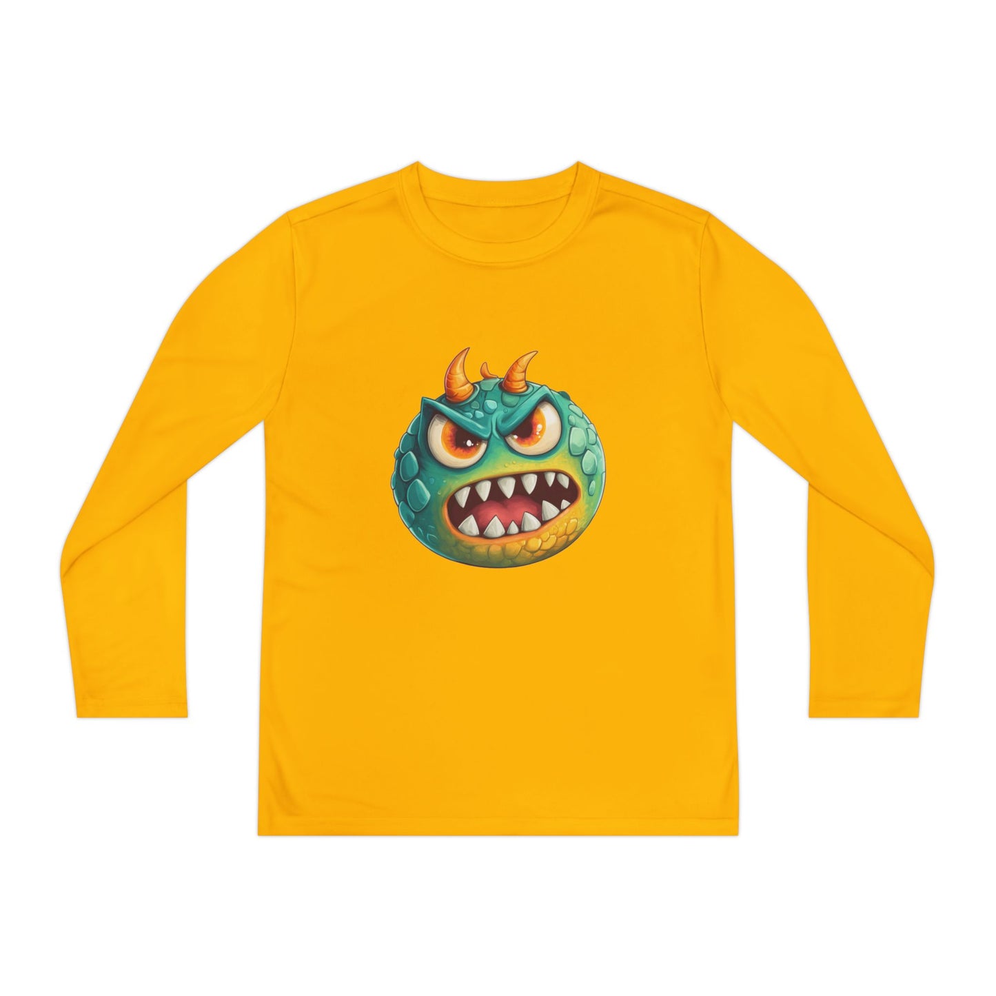 Youth Long Sleeve Competitor Tee (Green Monster 2)