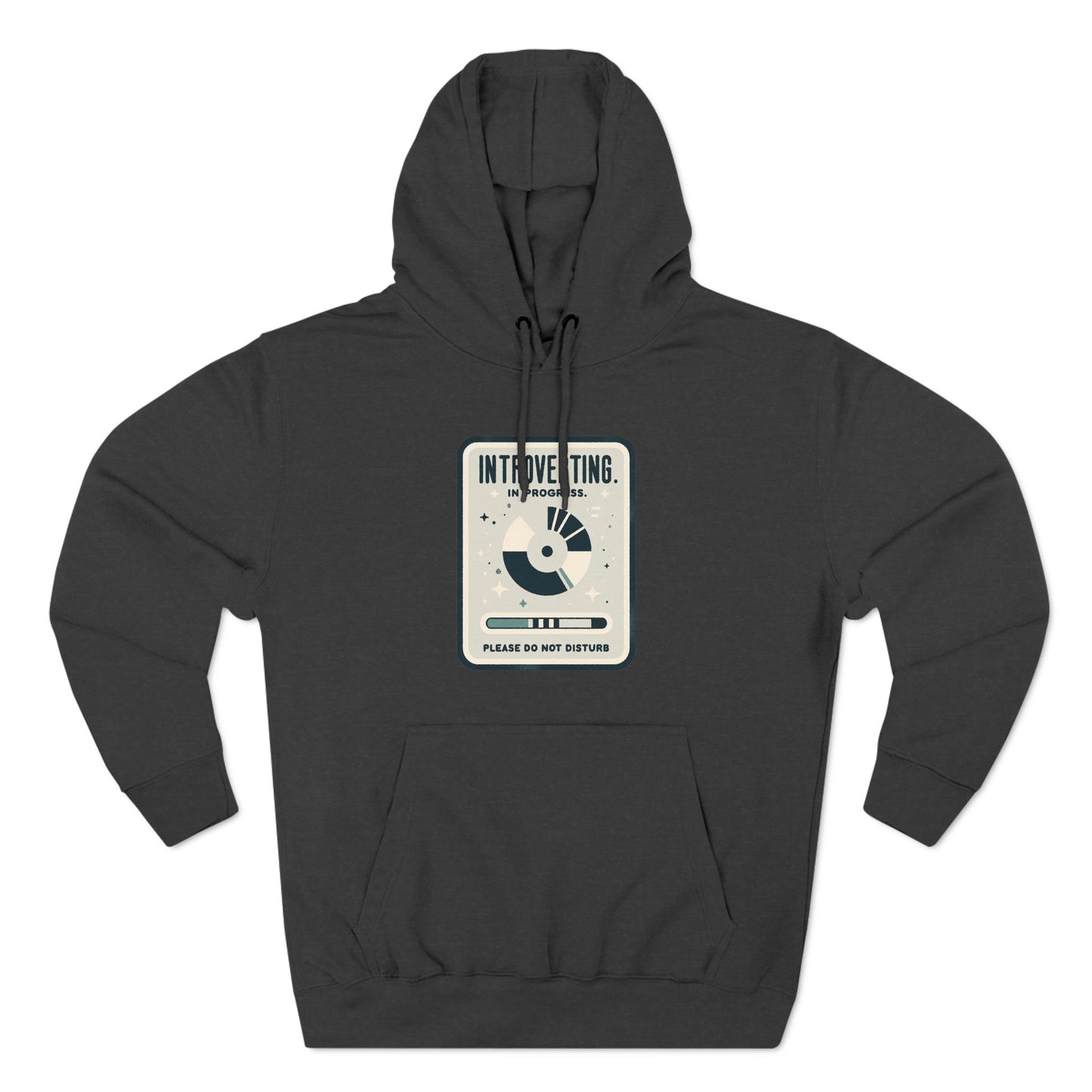 Three-Panel Fleece Hoodie (Introverting in Progress)