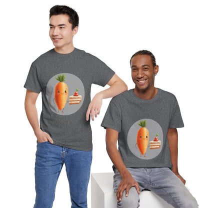 Unisex Heavy Cotton Tee (Carrot Cake)