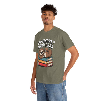 Unisex Heavy Cotton Tee (Homework? Hard Pass)