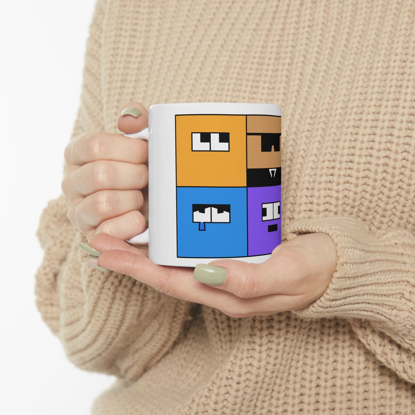 Ceramic Mug - 11oz & 15oz (Emotion Blocks)