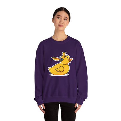Unisex Heavy Blend™ Crewneck Sweatshirt (Duck Bird Brain)