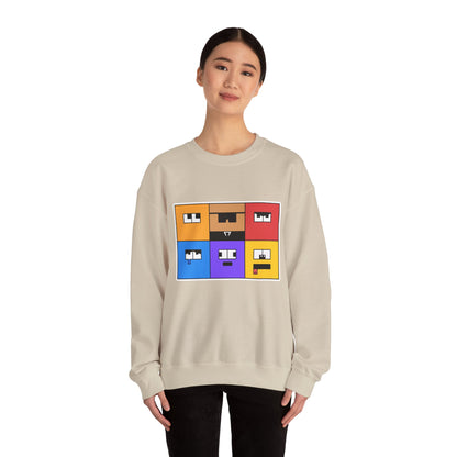 Unisex Heavy Blend™ Crewneck Sweatshirt (Emotion Blocks)