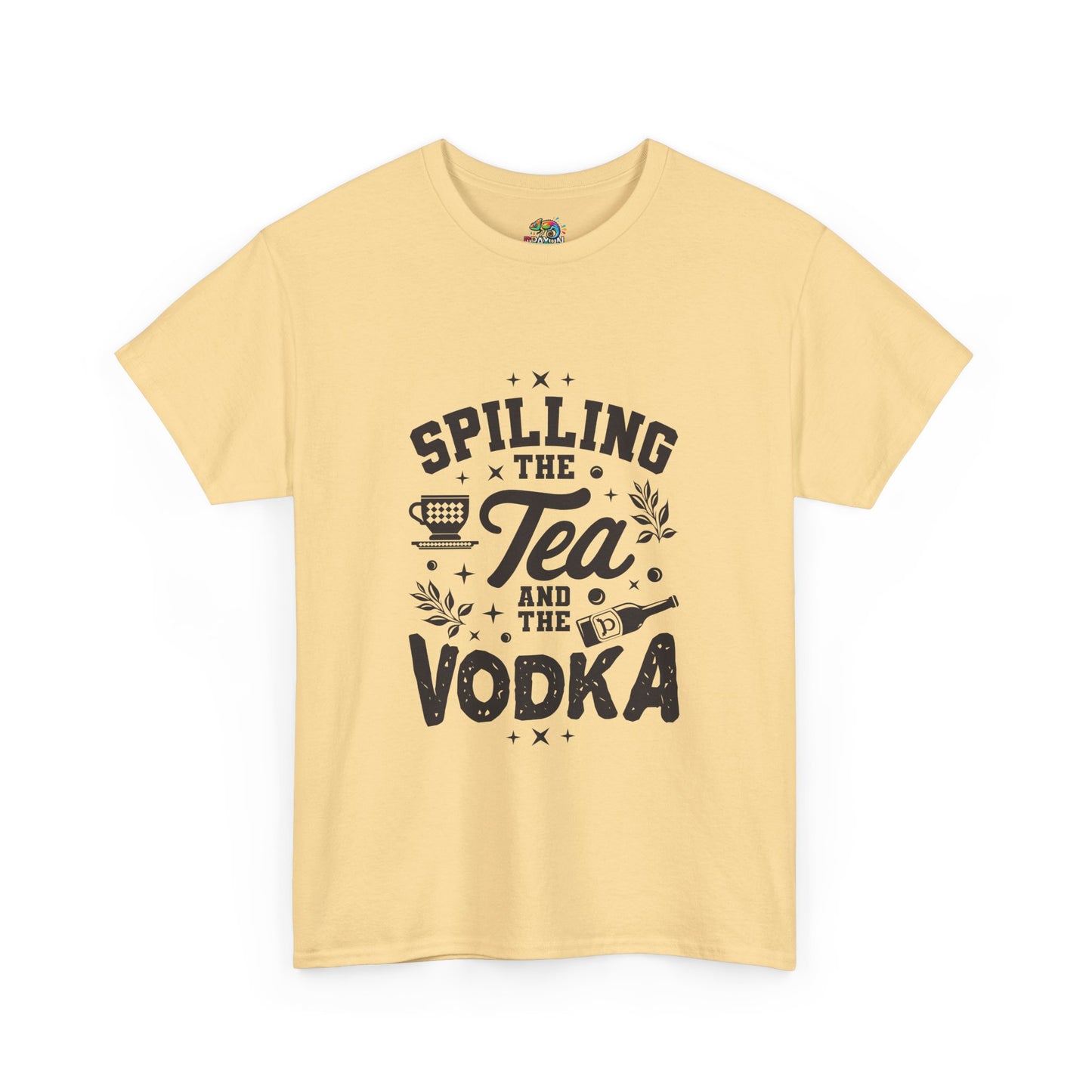 Unisex Heavy Cotton Tee (Spill Tea & Vodka)