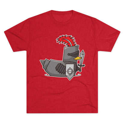 Unisex Tri-Blend Crew Tee (Knight Duck)