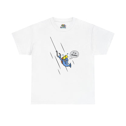 Unisex Heavy Cotton Tee (Fishing Hooked)