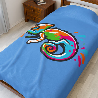 Velveteen Plush Blanket (DC Logo)