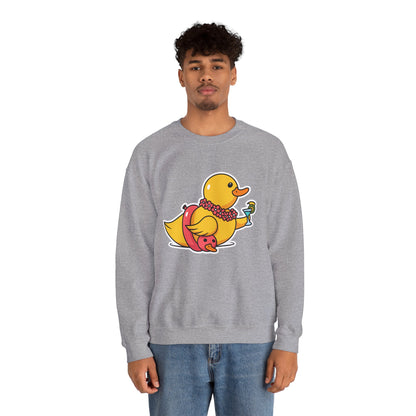 Unisex Heavy Blend™ Crewneck Sweatshirt (Tropical Duck)