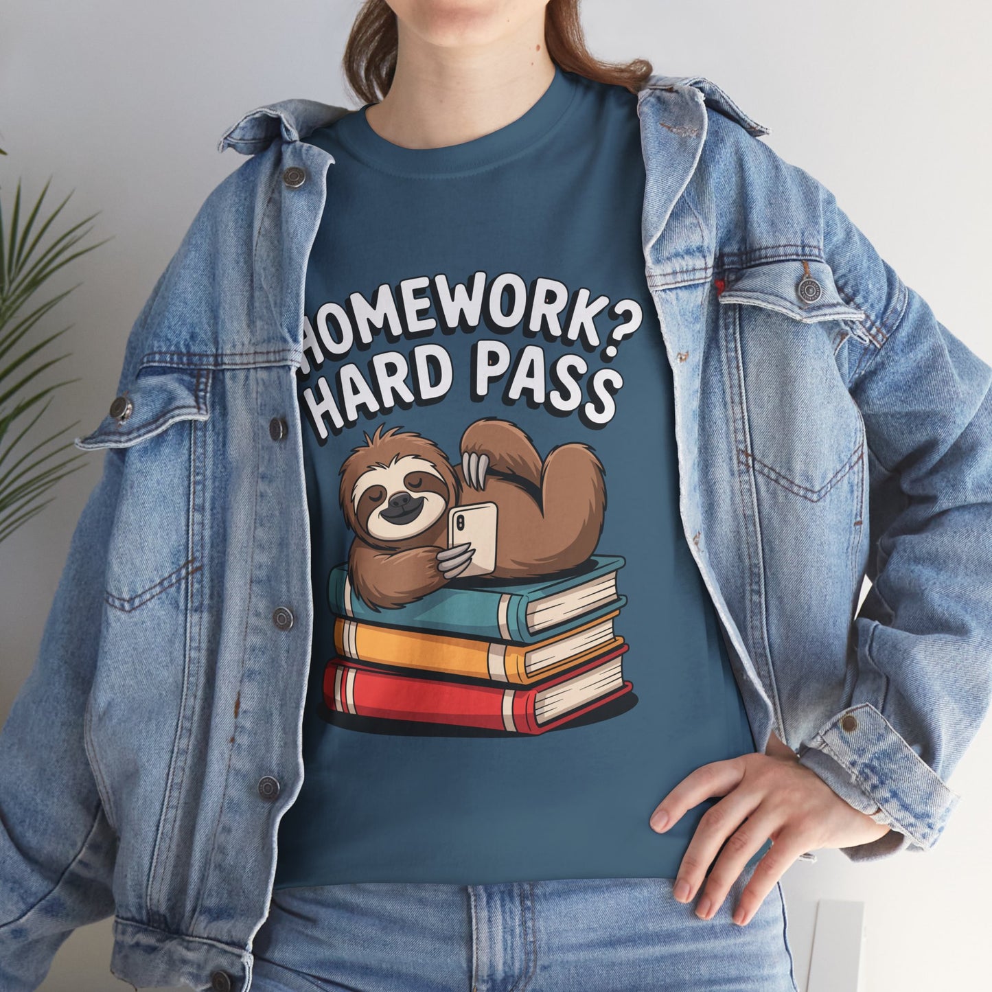 Unisex Heavy Cotton Tee (Homework? Hard Pass)