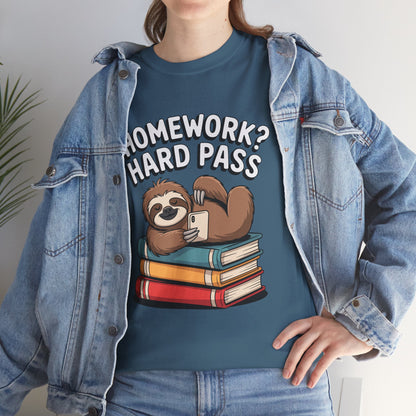 Unisex Heavy Cotton Tee (Homework? Hard Pass)