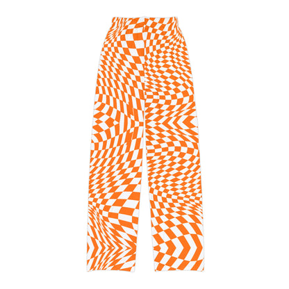 Kids Lounge Pants (Orange Pixels)
