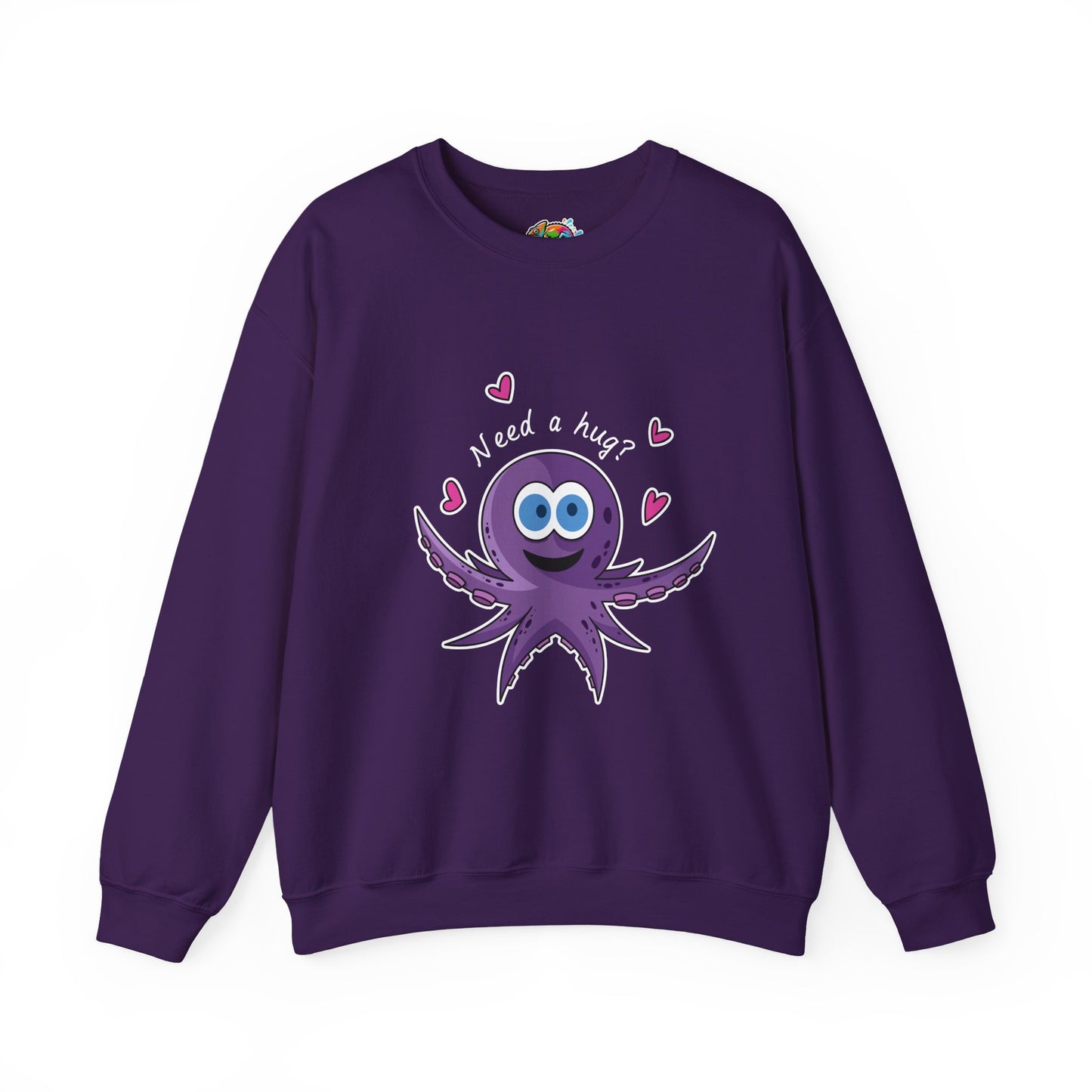 Unisex Heavy Blend™ Crewneck Sweatshirt (Octopus Hug)