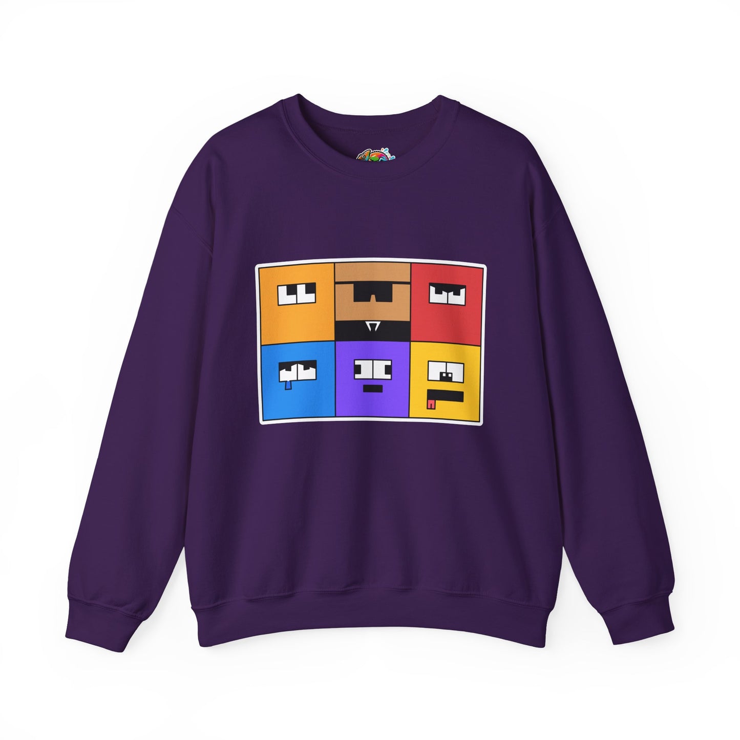 Unisex Heavy Blend™ Crewneck Sweatshirt (Emotion Blocks)
