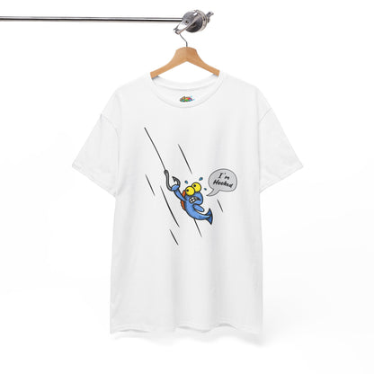 Unisex Heavy Cotton Tee (Fishing Hooked)
