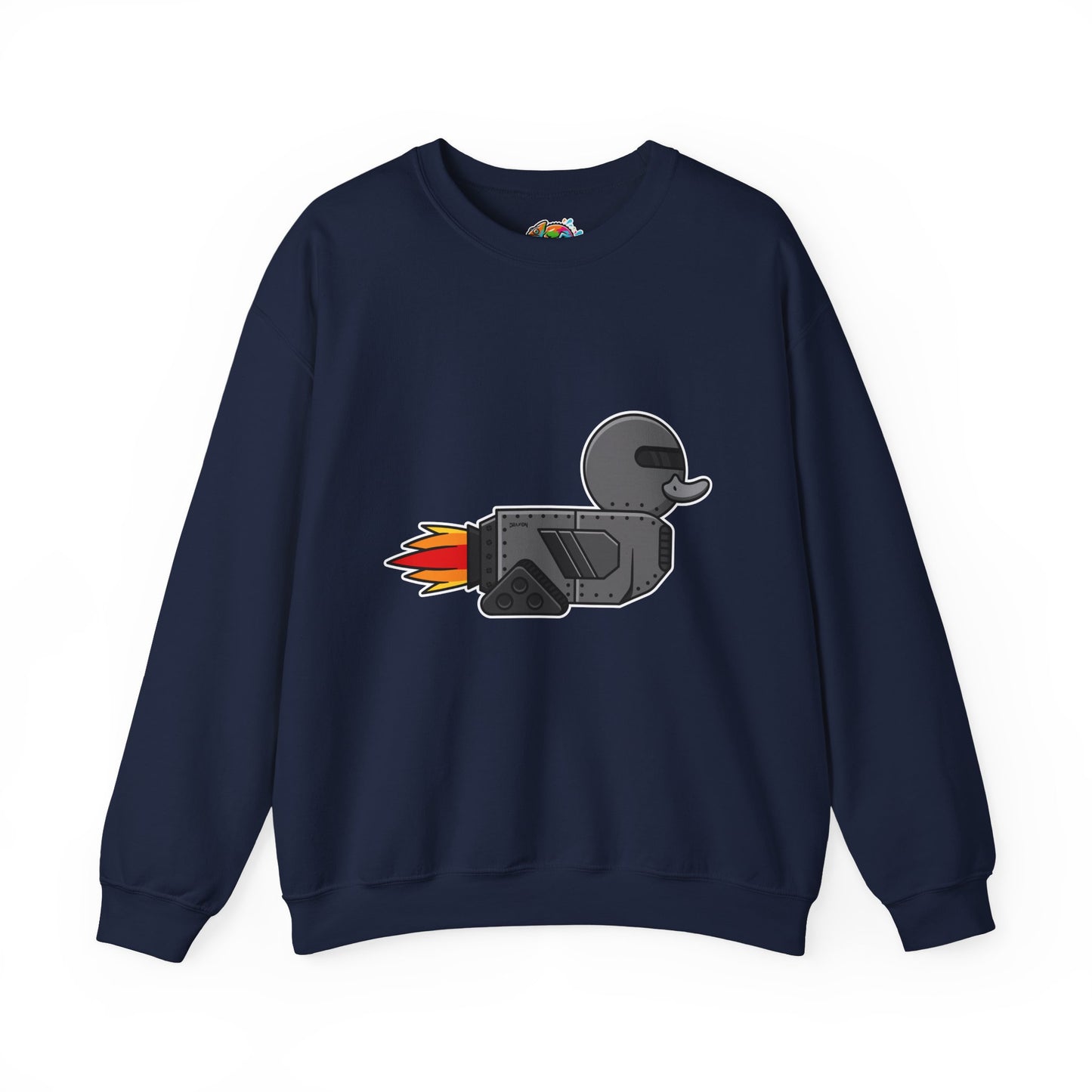 Unisex Heavy Blend™ Crewneck Sweatshirt (Robot Duck)