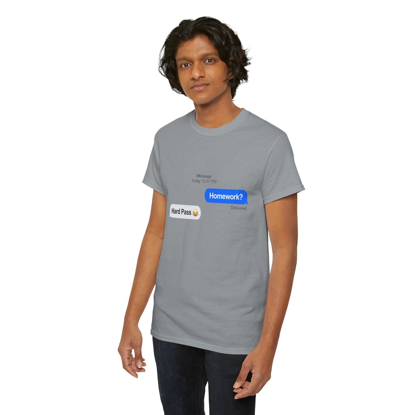 Unisex Heavy Cotton Tee (Homework? Hard Pass)