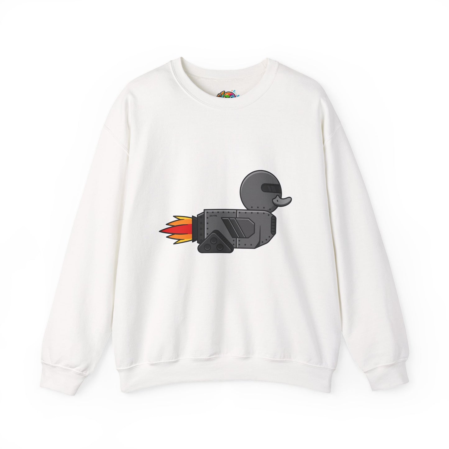 Unisex Heavy Blend™ Crewneck Sweatshirt (Robot Duck)