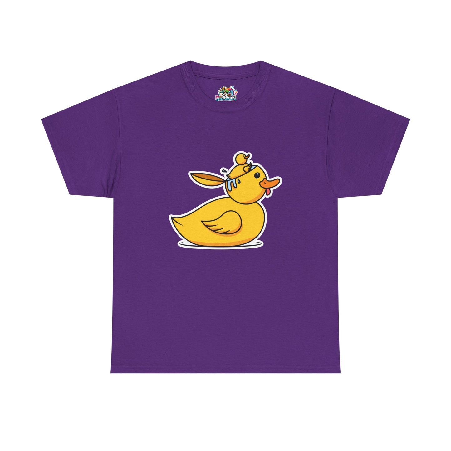 Unisex Heavy Cotton Tee (Duck Bird Brain)