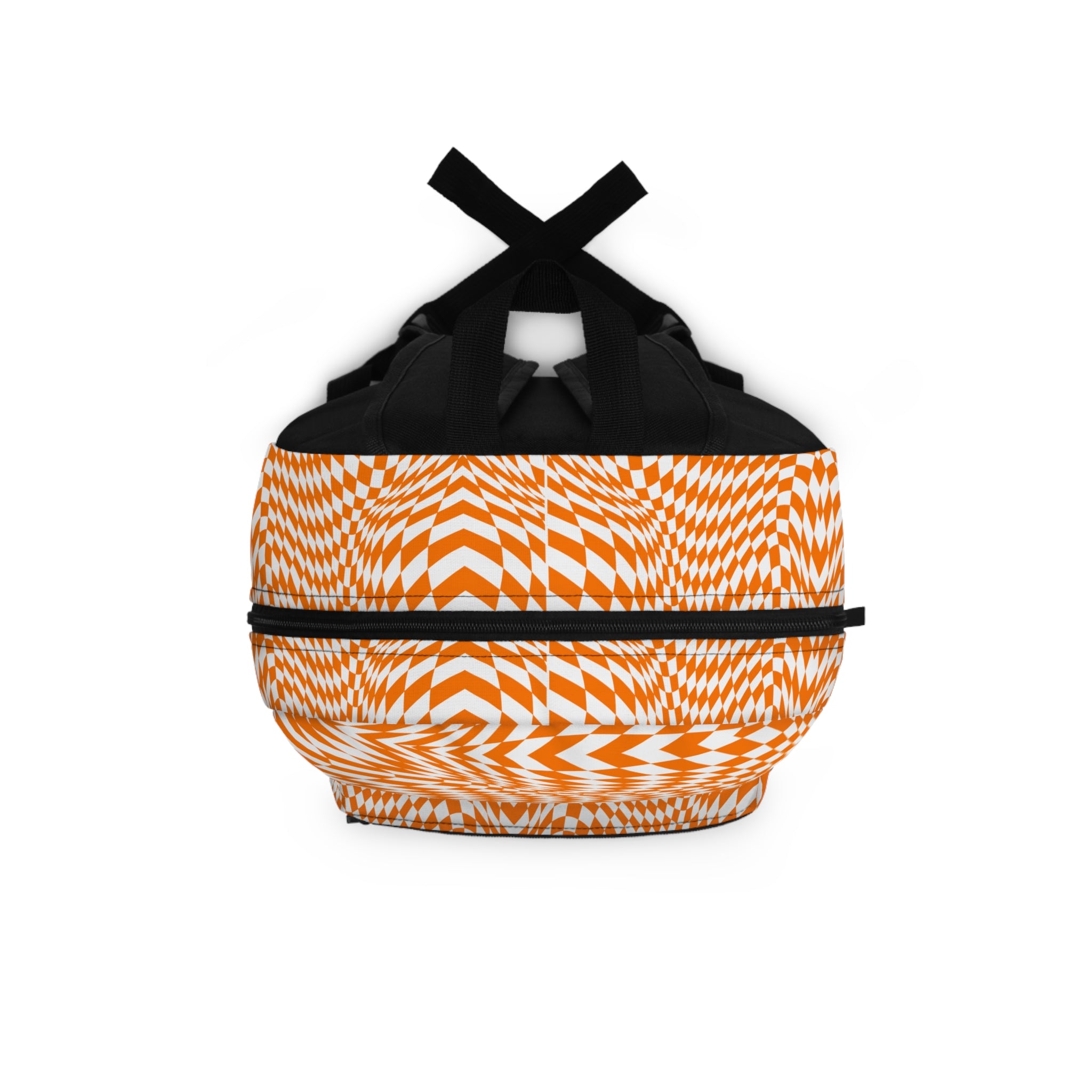 Backpack School Bag (Orange pixels)