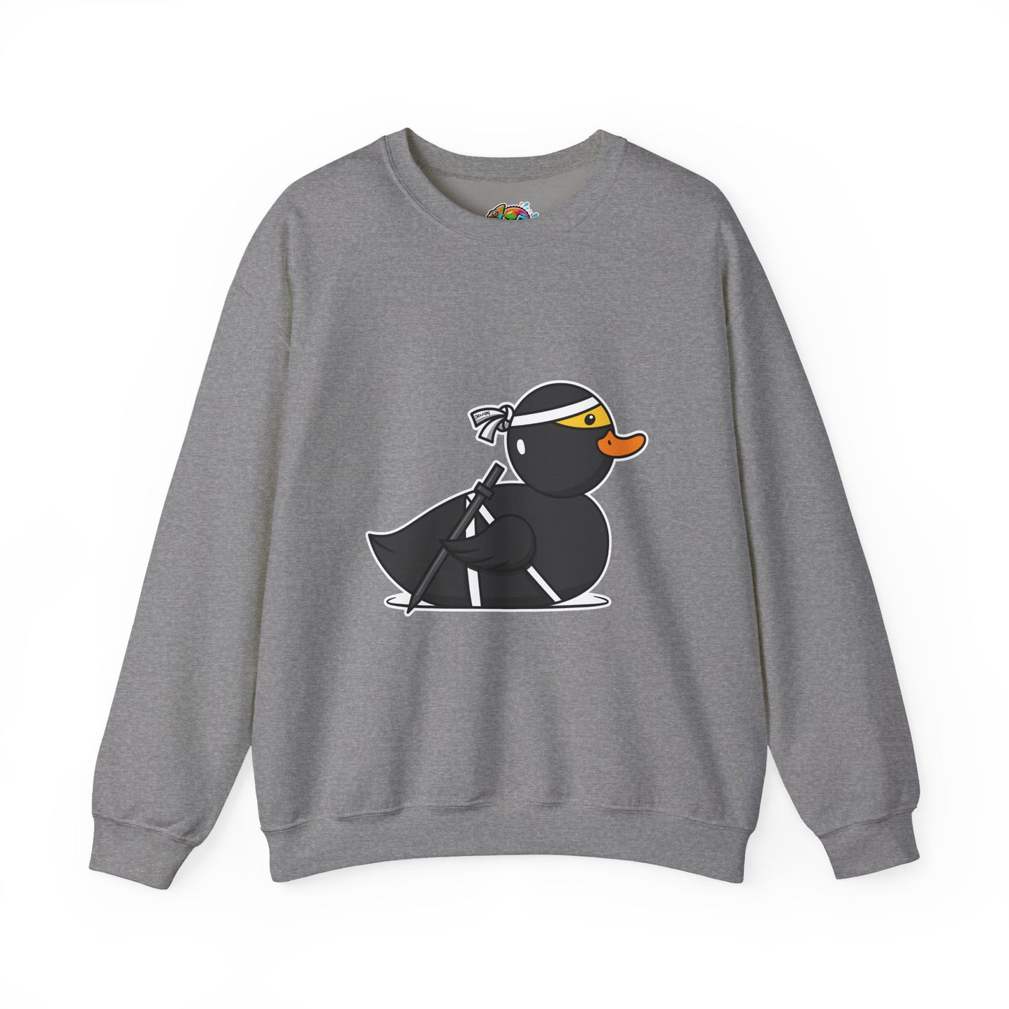 Unisex Heavy Blend™ Crewneck Sweatshirt (Ninja Duck)