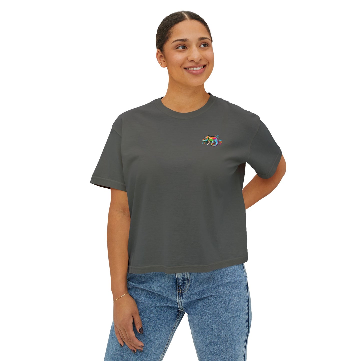 Women's Boxy Tee (DC Logo)