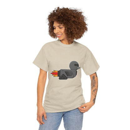 Unisex Heavy Cotton Tee (Robot Duck)