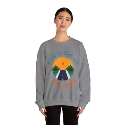 Unisex Heavy Blend™ Crewneck Sweatshirt (It's not Destination, It's Journey)