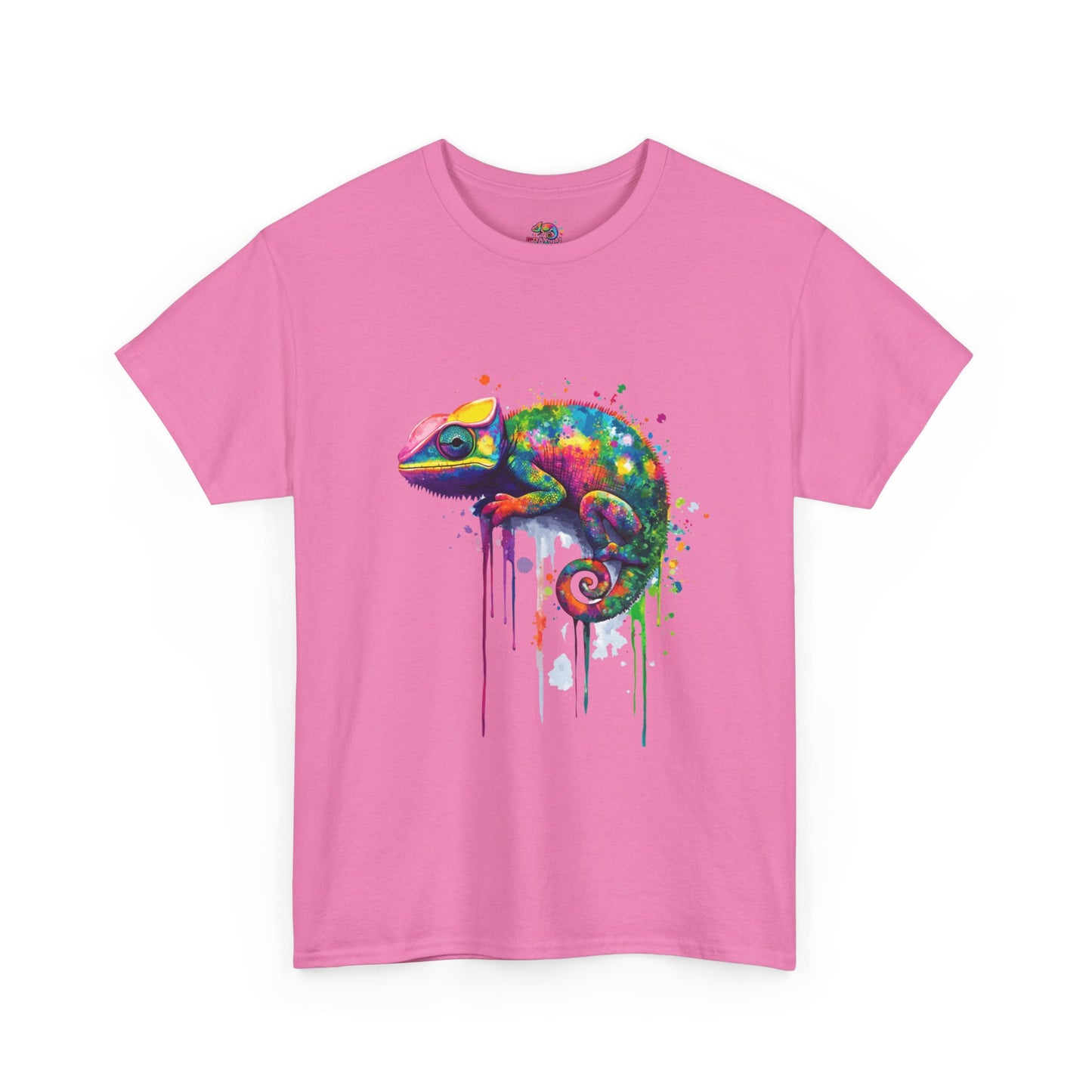 Unisex Heavy Cotton Tee (Realistic Chameleon)