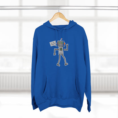 Three-Panel Fleece Hoodie (Do the Robot)